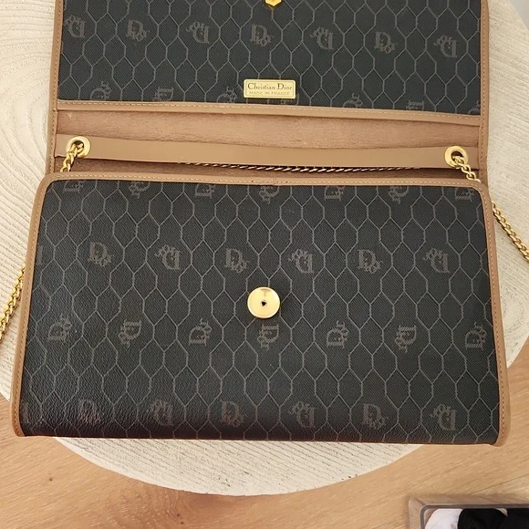 Dior Black and Tan Shoulder Bag - Picture 5 of 10